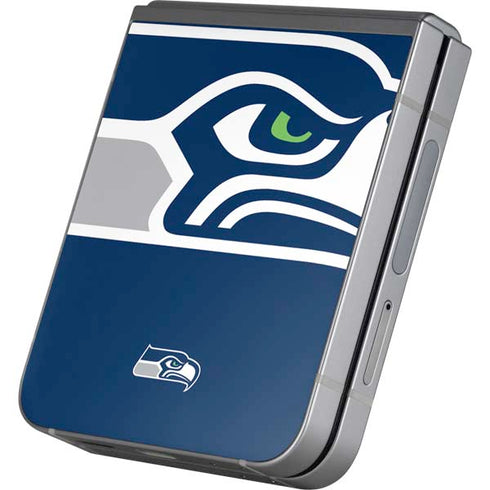 NFL Seattle Seahawks Large Logo Galaxy Z Flip6 Skin